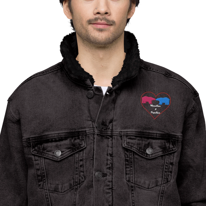 Mama & Papa Bear Sherpa Denim Jacket product image (1)