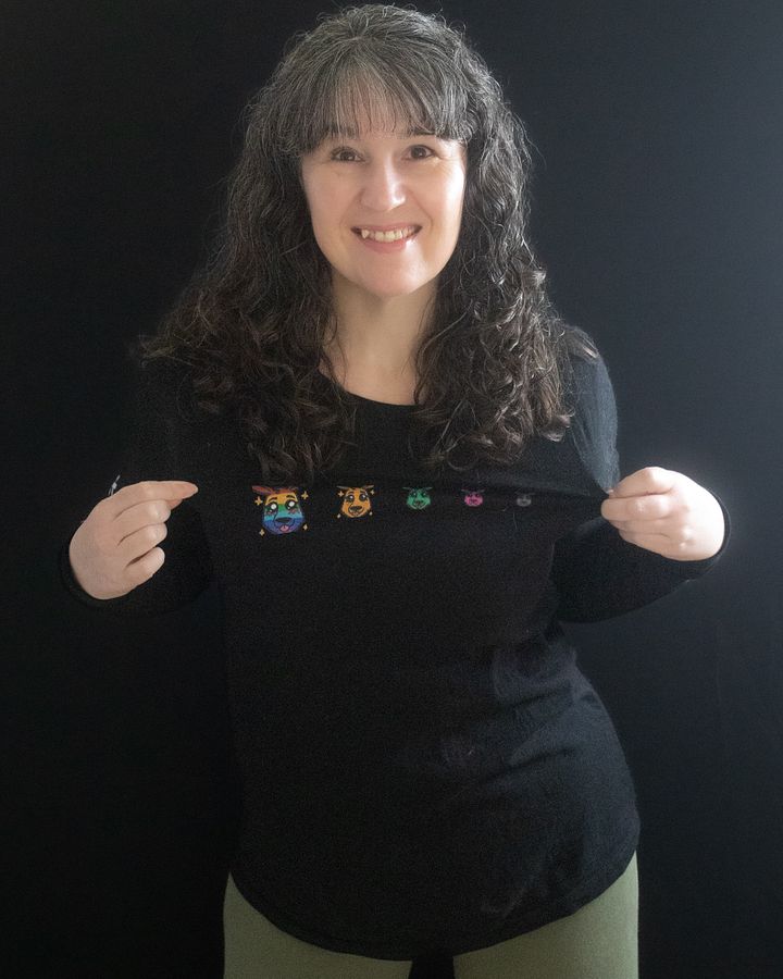 TiaLaughs Roo Badges Long Sleeve Tee product image (1)