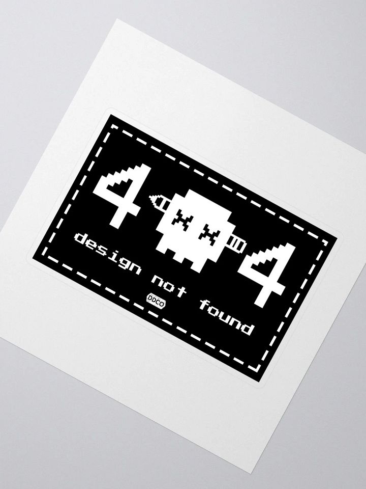 404 Design Not Found - Sticker product image (2)