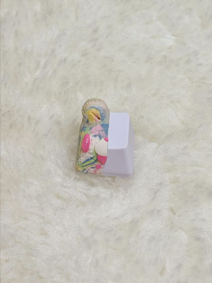Tie Dye on White Gloomy Bear Keycap product image (1)