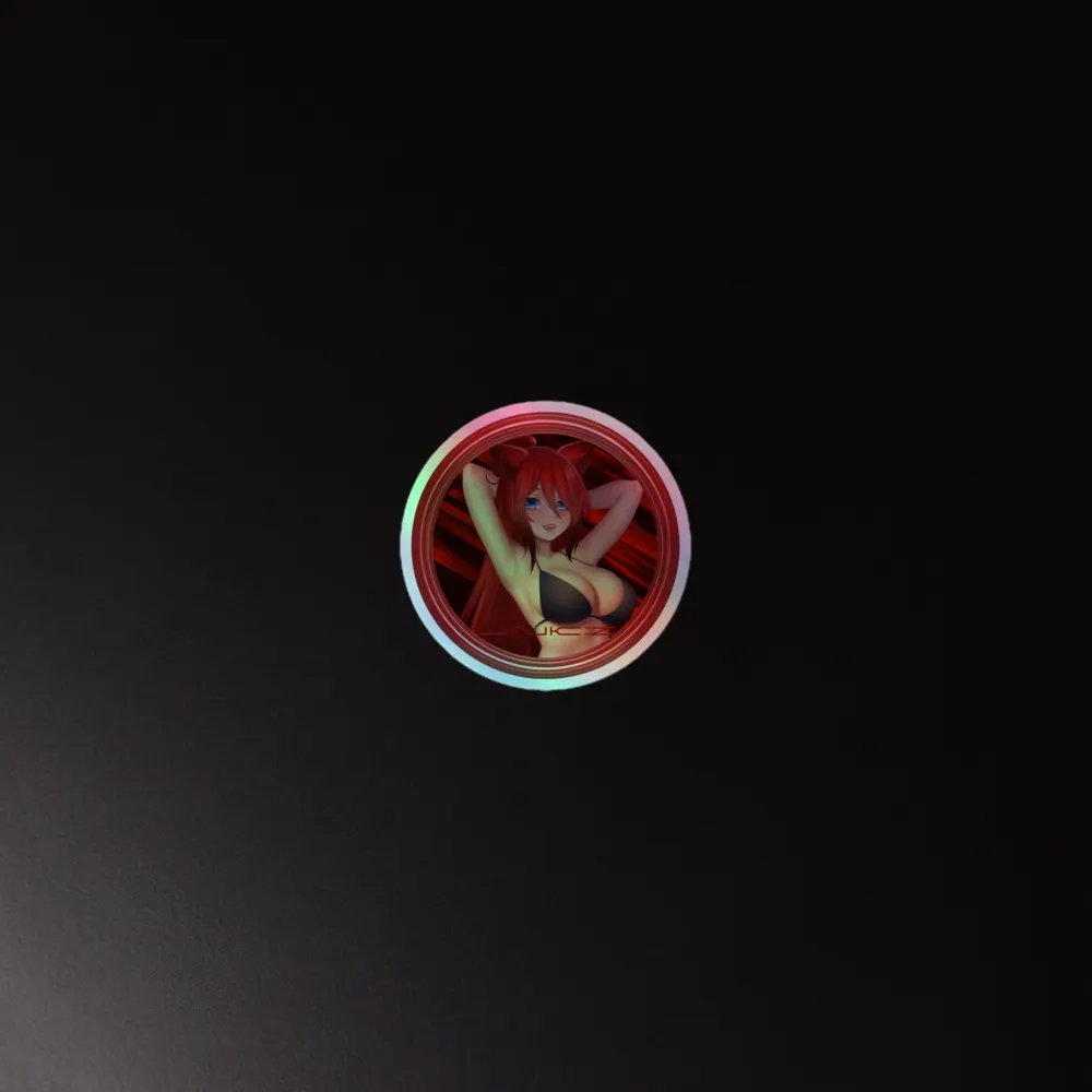 Linkz Logo Circle Holographic Sticker product image (4)