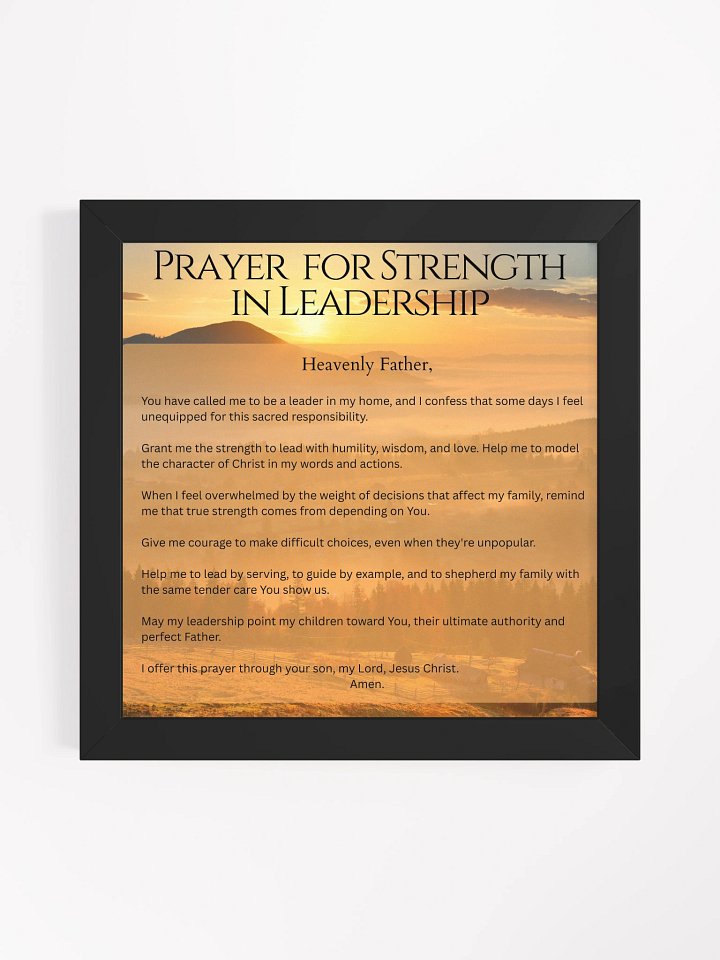 Prayer for Strength in Leadership - Square product image (1)