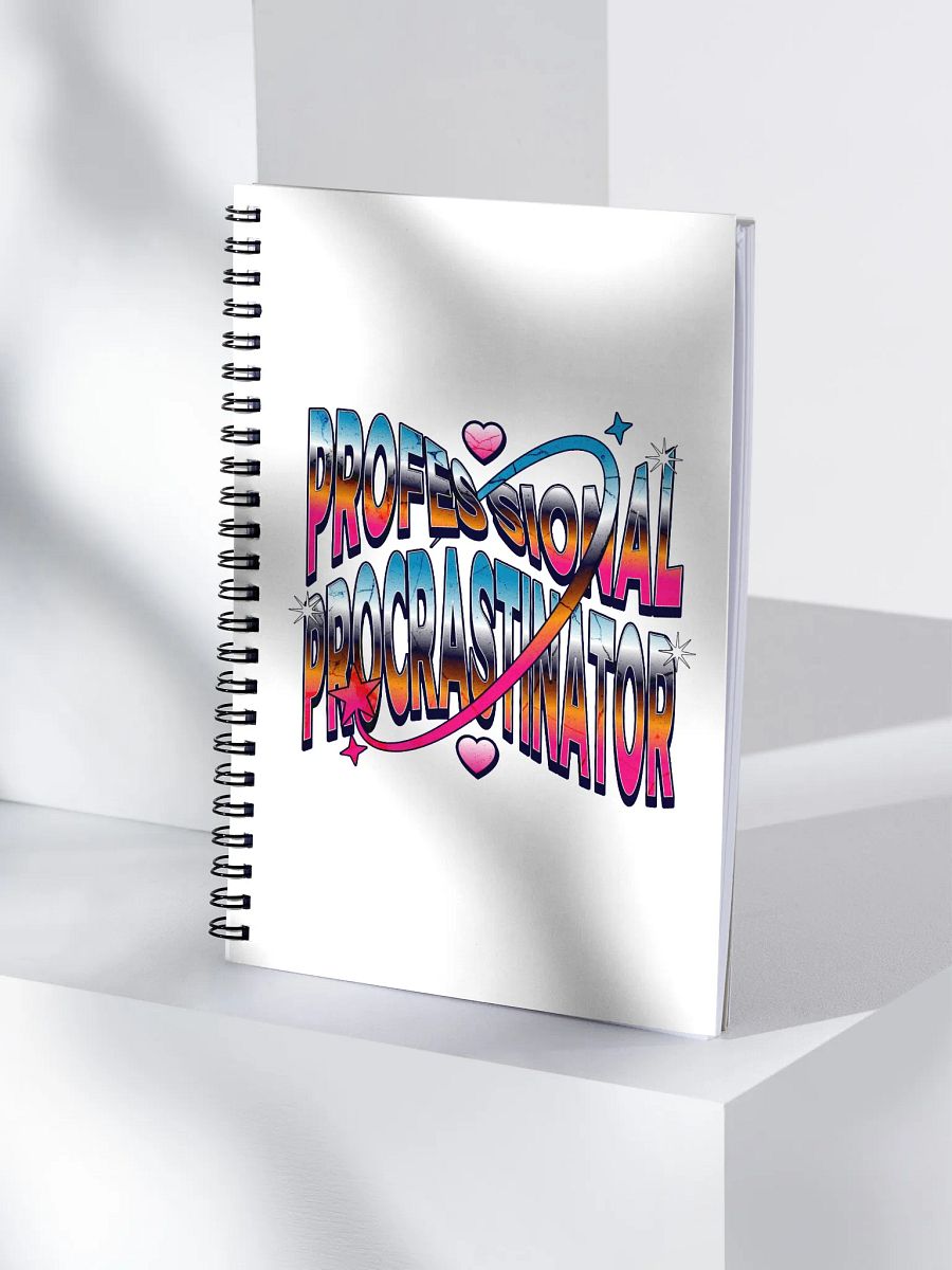 Professional Procrastinator Spiral Notebook product image (1)