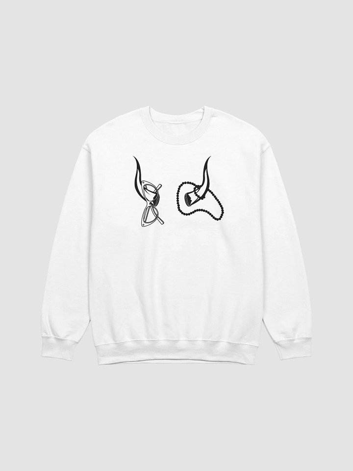 Horns, Glasses & Pearls Classic Crewneck Sweatshirt product image (22)