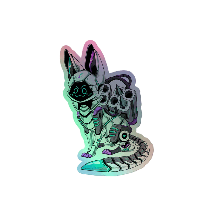 Holographic Nyan sticker product image (2)