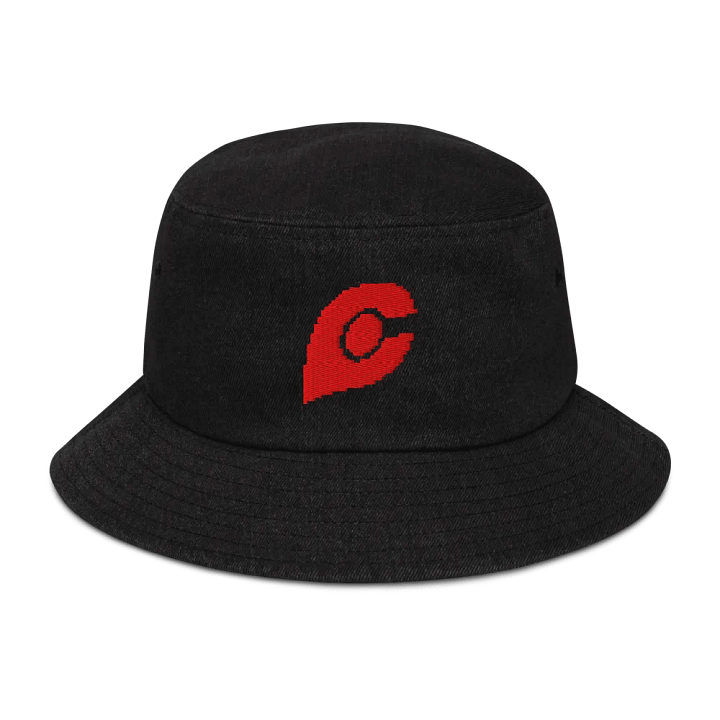 Cypher Logomark Bucket Hat (Red Embroidered) product image (1)