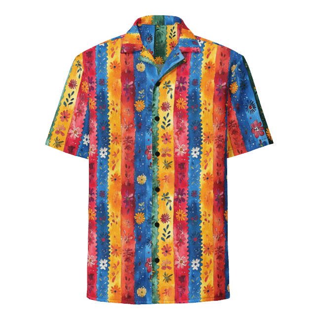 Cinco De Mayo Papel Picado Pattern Hawaiian Shirts