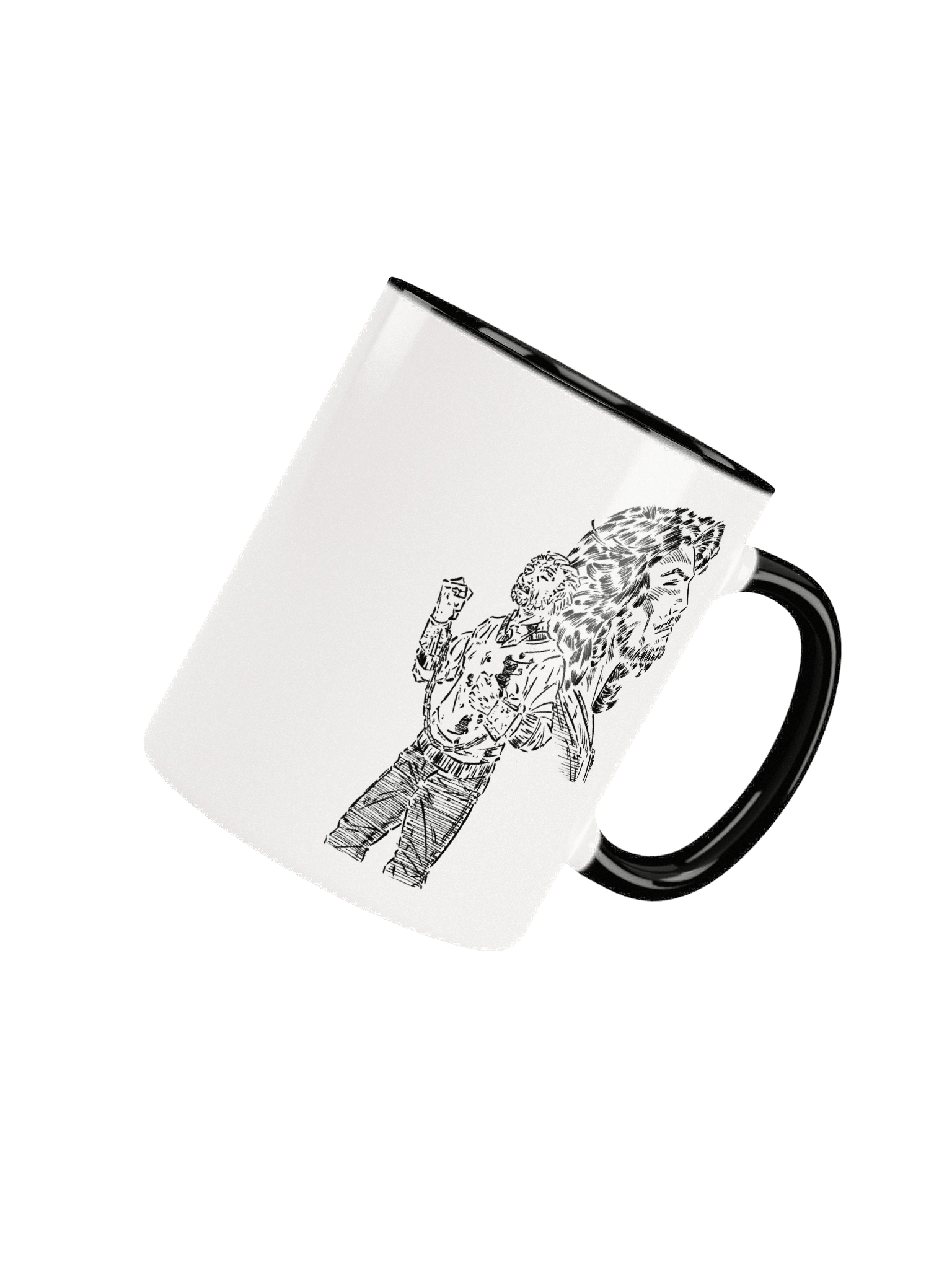 MEIFUMADO | Takahashi & Daisuke | Black & White Mug product image (4)