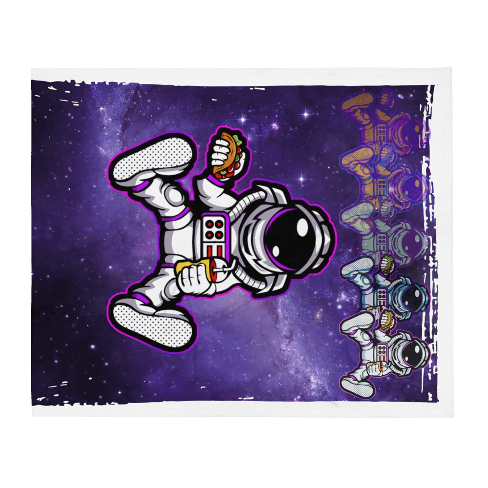 Taconaut Throw Blanket product image (2)