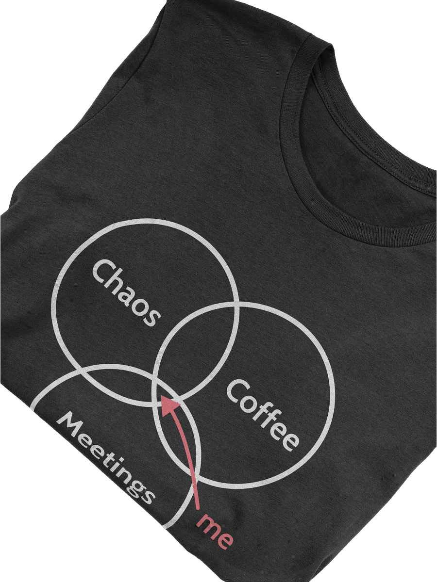 Unisex T-shirt: True PM Venn diagram product image (5)