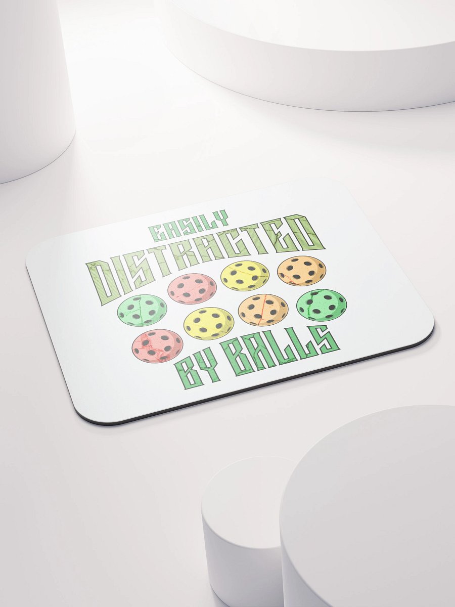 Easily Distracted By Balls Pickleball Mouse Pad product image (4)