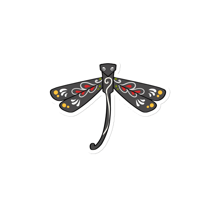 Black Dragonfly Magnet product image (2)