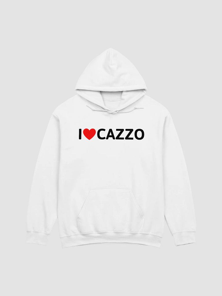 I ♥️ cazzo hoodie light product image (2)