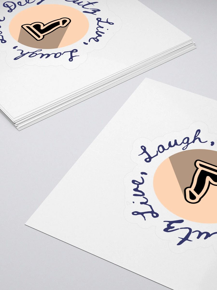 Live, Laugh, Love Deez Nutz Stickers product image (12)