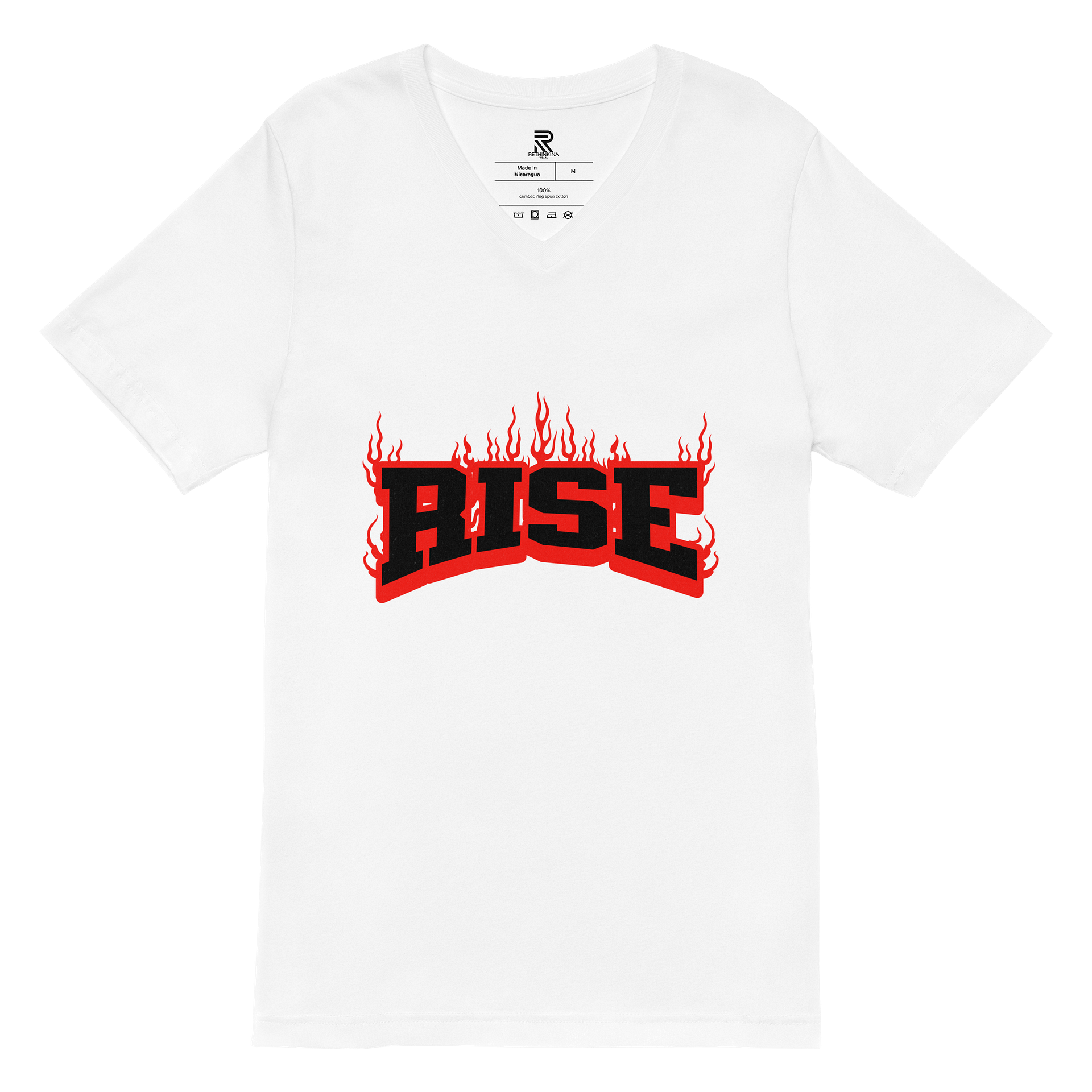Rise in Flames V-Neck Tee product image (2)