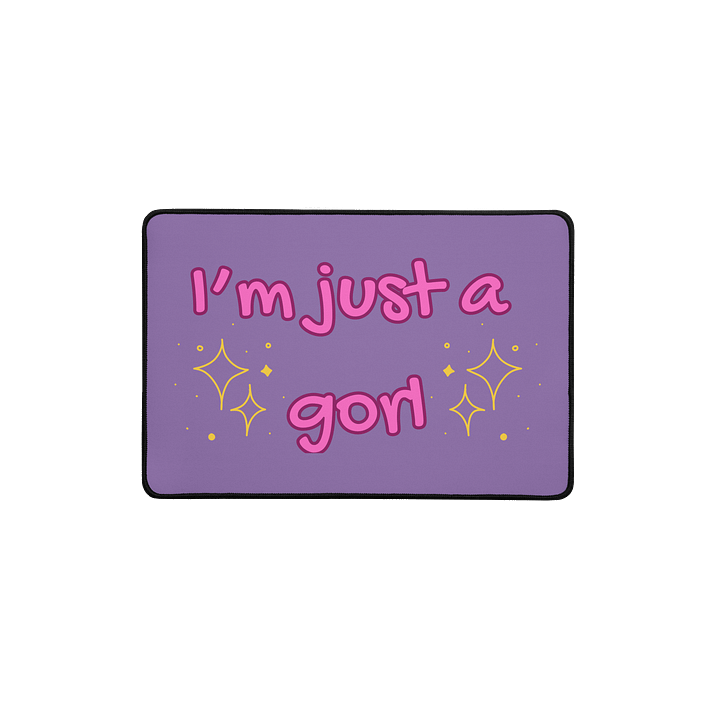 Just a Gorl Deskmat product image (1)