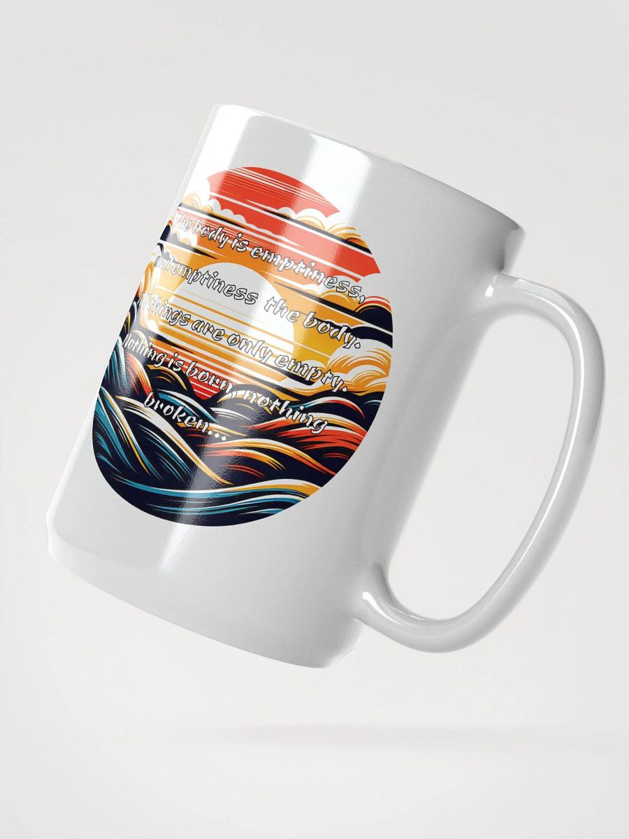 Edo Samurai Sunset Coffee Mug – Sip in Zen Serenity product image (3)