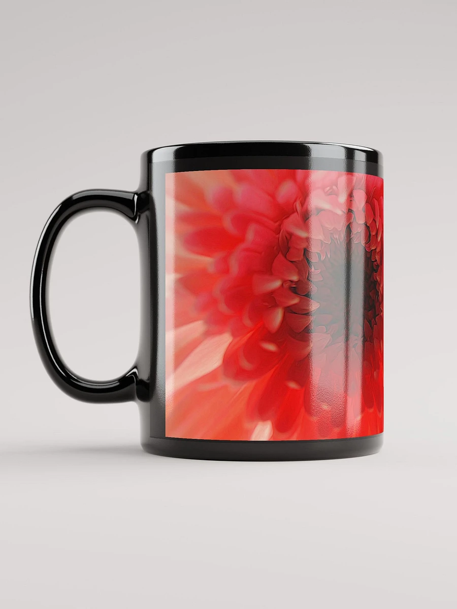 Ethereal Pink Daisy Black Coffee Mug product image (11)