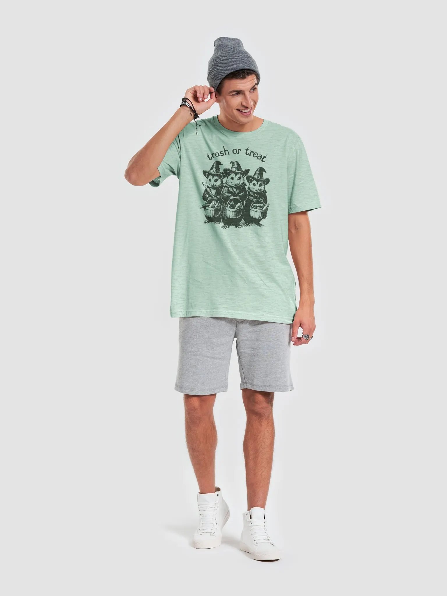 Trash or Treat Possum Unisex T-Shirt product image (7)