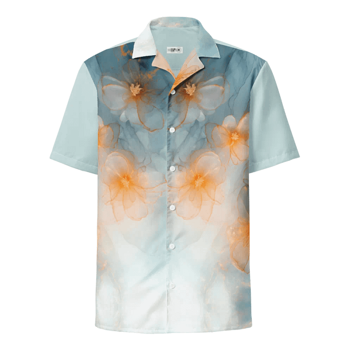 Ethereal Blossom Breeze Hawaiian Shirt product image (1)