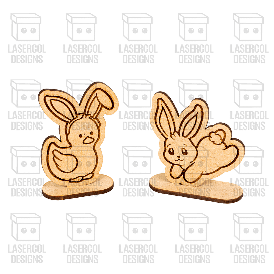 Easter Cutouts With Base Set 2 - Laser Cut Files product image (6)