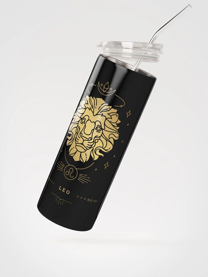 Radiate Leo Pride with our Stainless Steel Zodiac Tumbler | Eco-Friendly, Leo-Inspired Design! product image (2)
