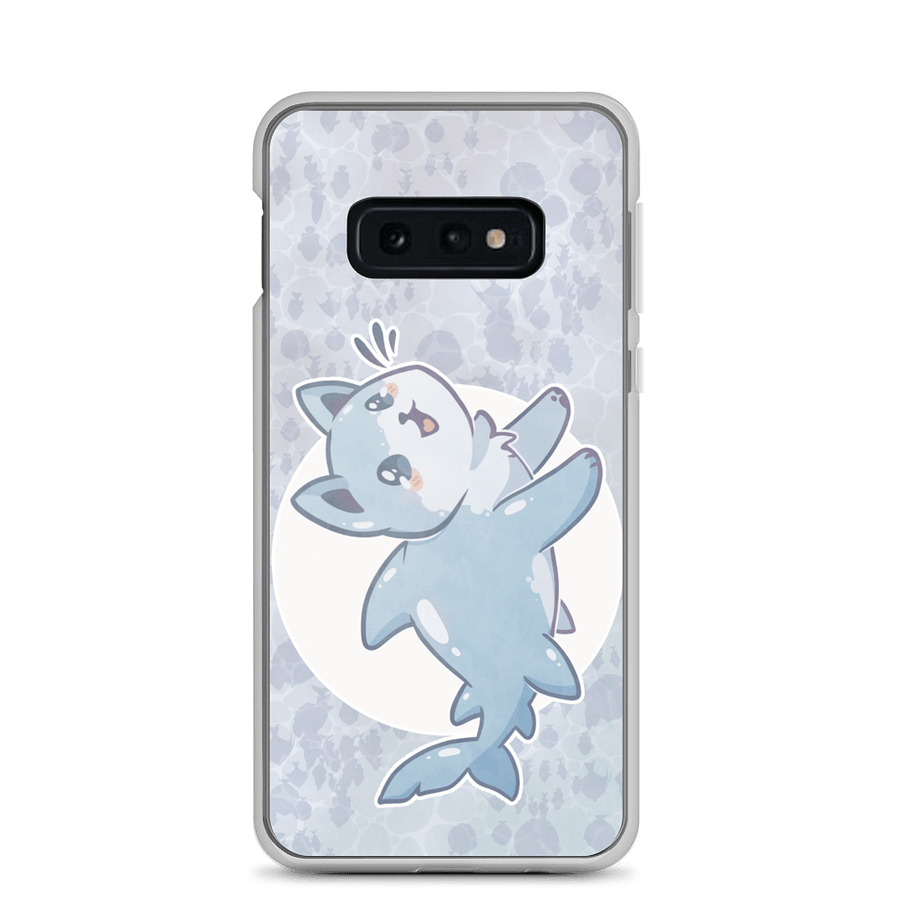 CATSHARK - White shark - samsung clear case product image (3)