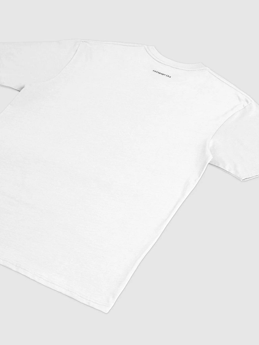 Minimal white coinpaprika t-shirt product image (4)