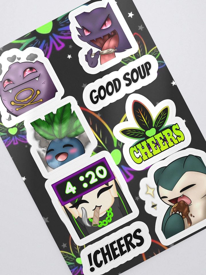 stoner sticker sheet product image (2)
