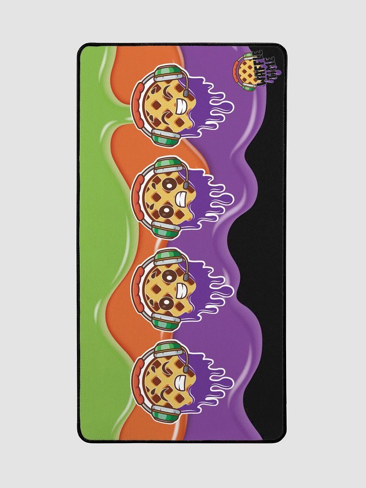 Faces of Waffle Time Desk Mat product image (2)