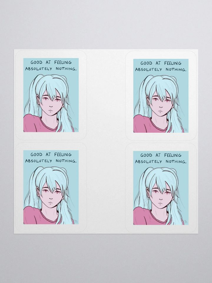 good at feeling absolutely nothing sticker product image (1)
