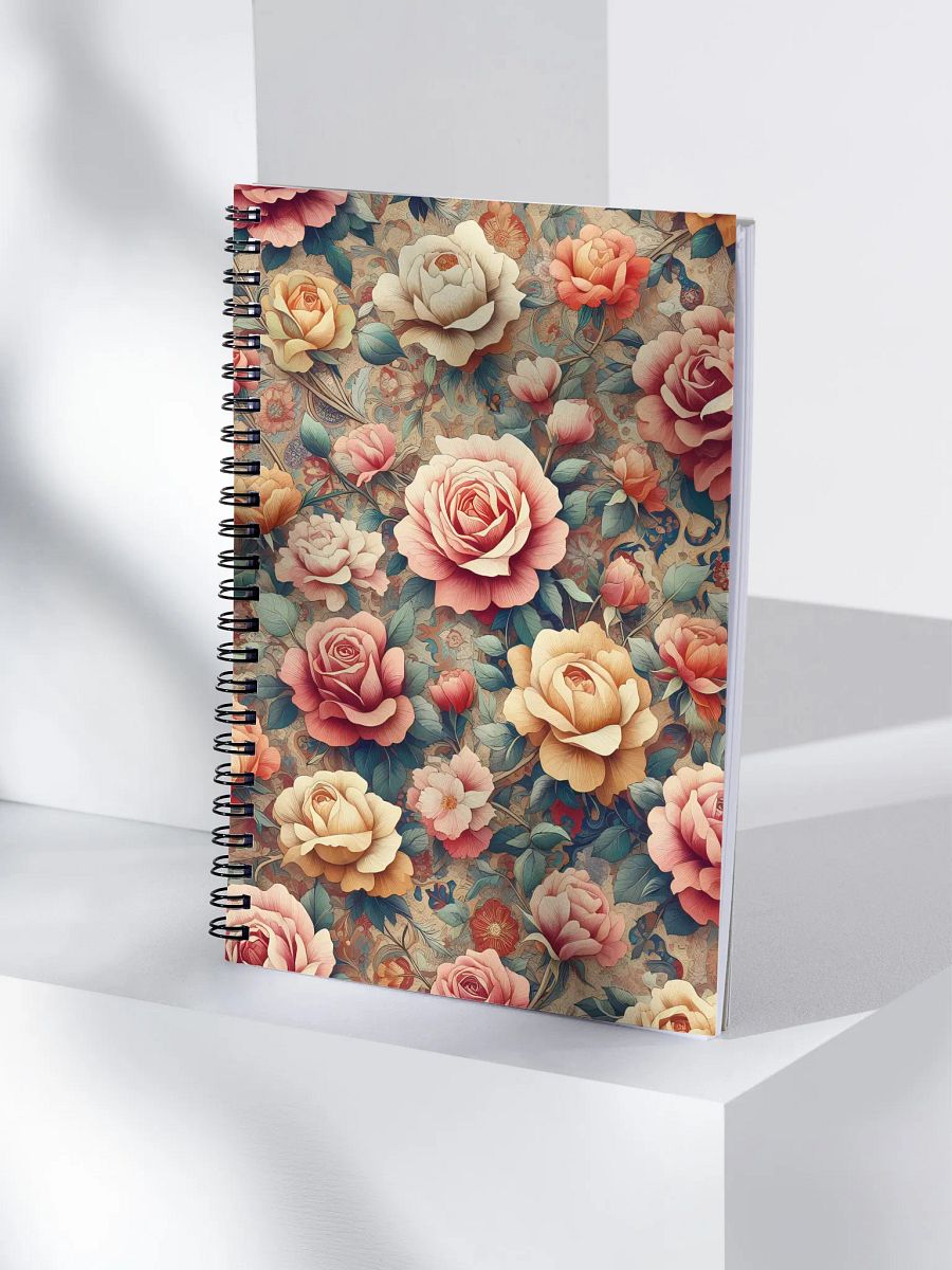 Royal Floral Spiral Notebook product image (4)