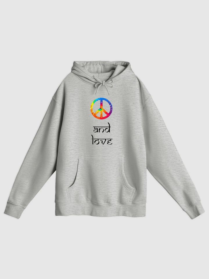 Peace & Love Tie-Dye Hoodie product image (1)