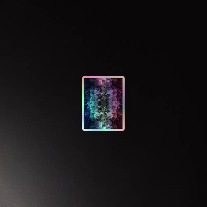 Bigender Pride Flag Sticker (Textured Variation) product image (4)