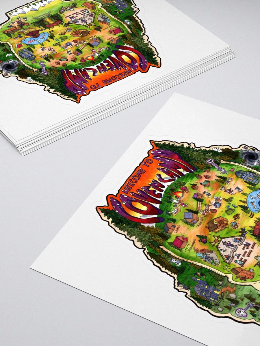 Coven Camp Map '24 Sticker product image (10)