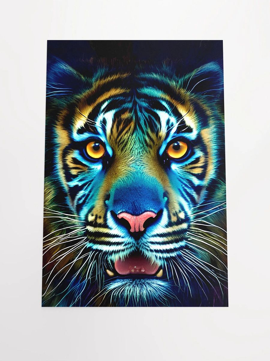 Sapphire Gaze - Fierce Tiger Poster product image (2)