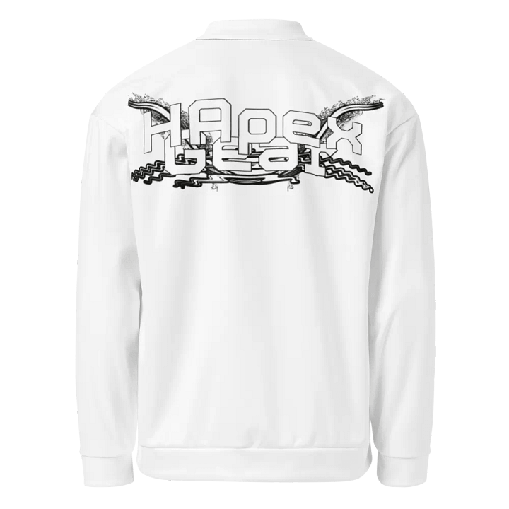 Bomber Jacket - White - White HApex Gear White Logo product image (2)