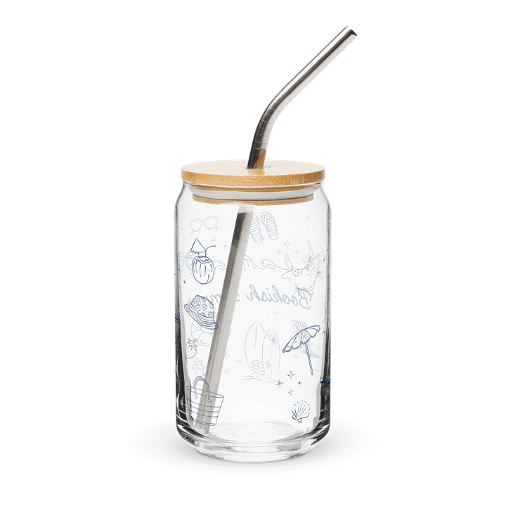 Bookish Summer Glass Can product image (2)