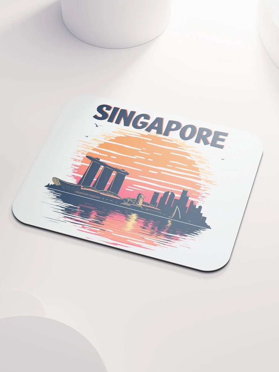 Sunset Skyline Singapore Mouse Pad product image (3)