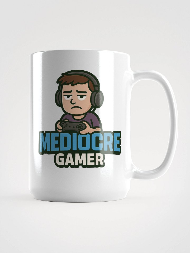 Mediocre Gamer Mug - Level Up Your Coffee Game! product image (1)