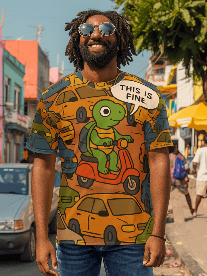 This is fine All-Over Print Tee product image (1)