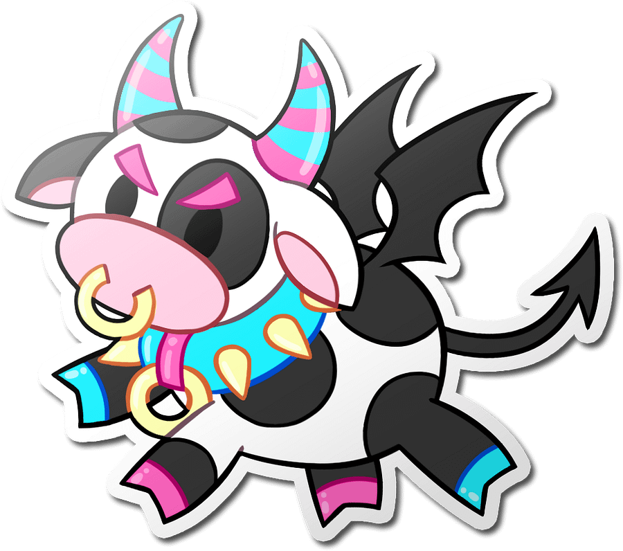 Beelzebeef Sticker product image (1)