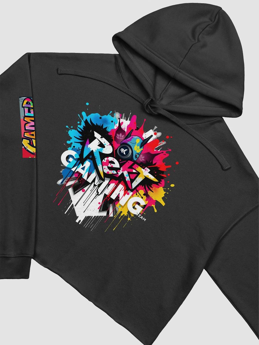 Rekt Gaming Graffiti Crop Hoodie product image (3)