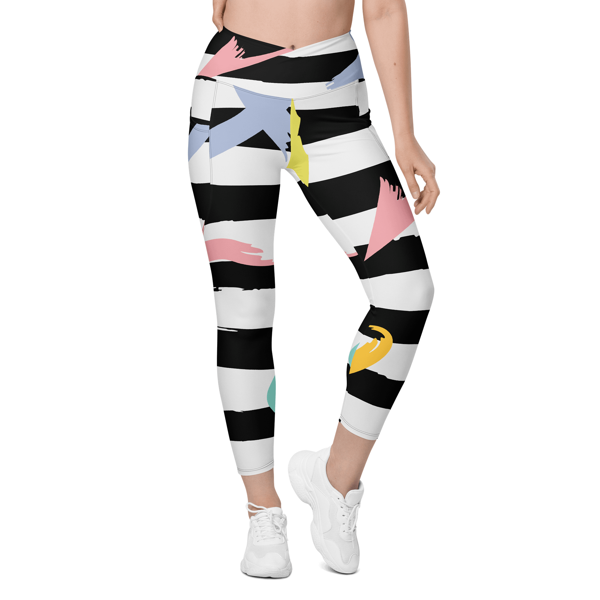 Zabu Dynamic Fusion Crossover Leggings with Pockets product image (1)