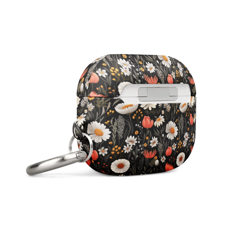 Blossom Elegance: Noir Garden All-Over Print AirPods® Case product image (4)