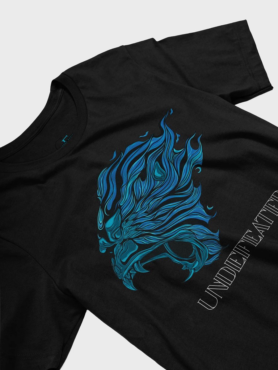 Vibrant Blue Gorilla Head "UNDEFEATED" Tee | Bella + Canvas 3001 Unisex Shirt product image (22)