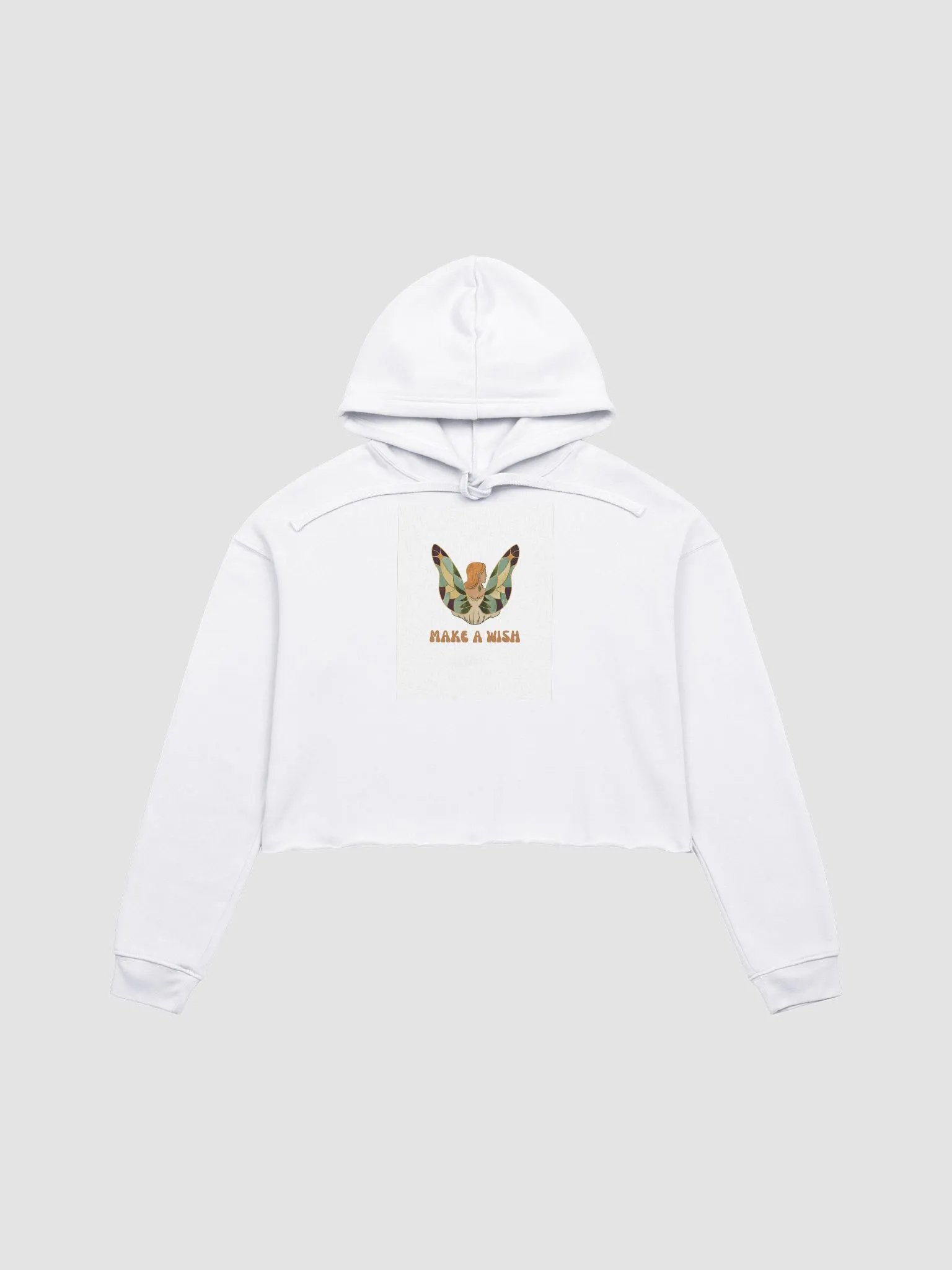 Whimsical Butterfly Wishes Crop Hoodie product image (1)