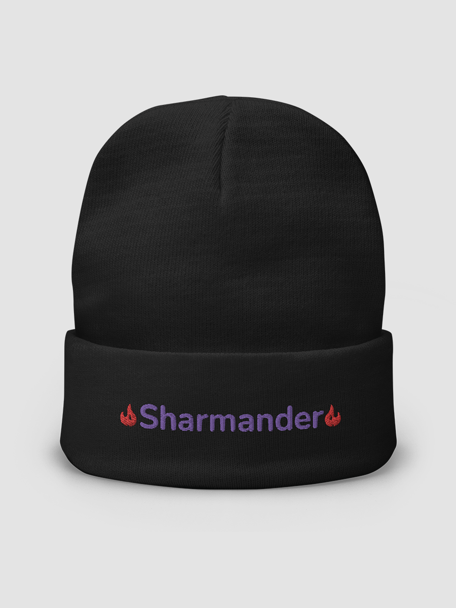 Knit Sharmander Beanie (Purple) product image (2)