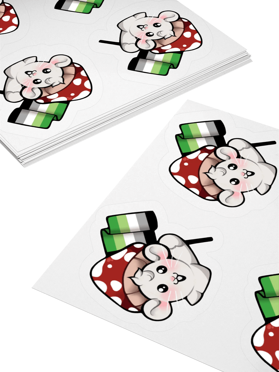 Aromantic Pride Flag Stickers product image (4)