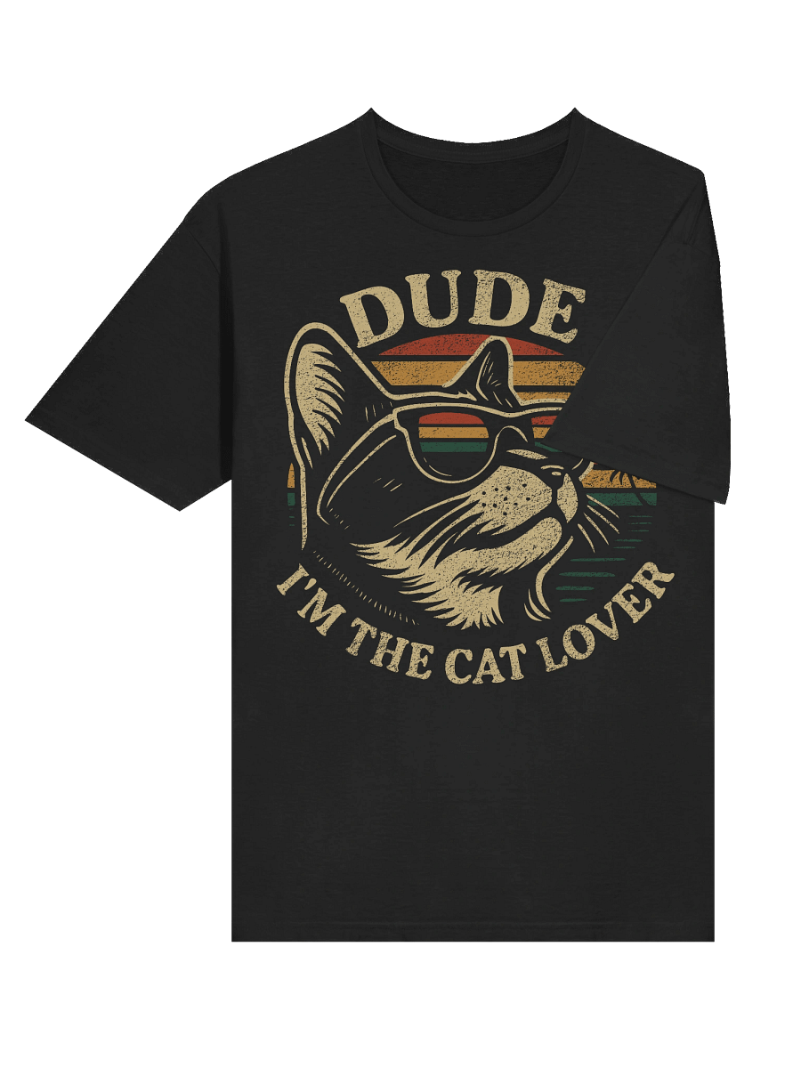 Retro Cat Lover Sunset T-Shirt product image (26)
